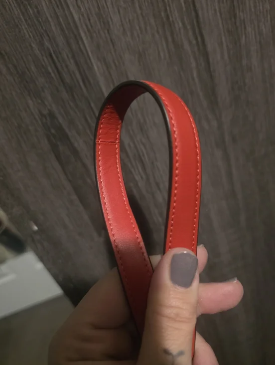 Coach Red Leather Top Handle Crossbody Satchel - Picture 12 of 13